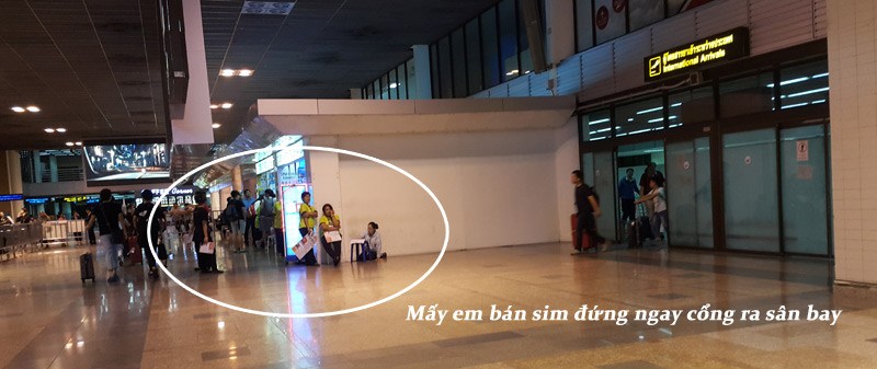 Mua sim tại sân bay Thái Lan