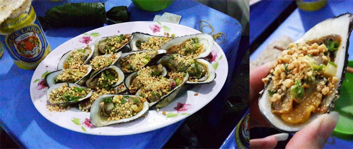 Hàu nướng nè – hai đĩa hết veo