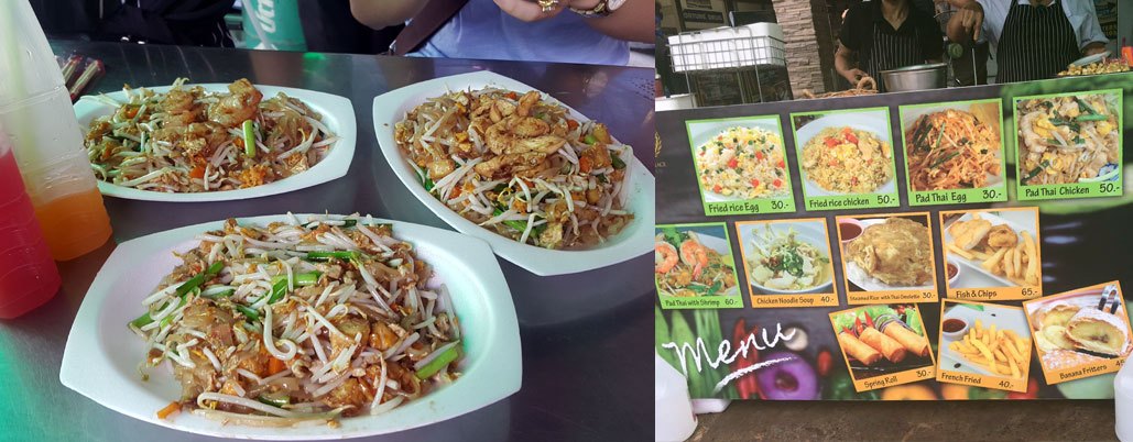 Pad Thái đây, giá từ 30 đến 50 bạt trên đường Khao San Road