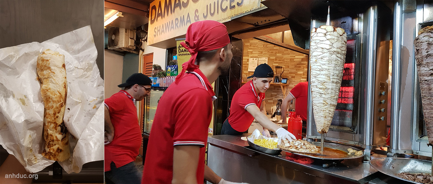 Shawarma - RM6 - Rải rác khắp nơi, như kiểu Doner Keybap