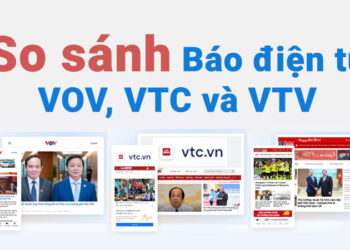 So sánh báo điện tử vov, vtc, vtv